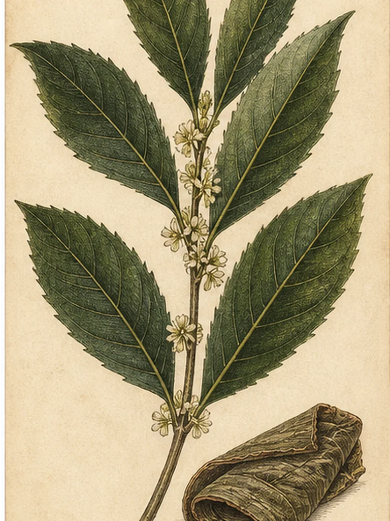 Guayusa botanical specimen