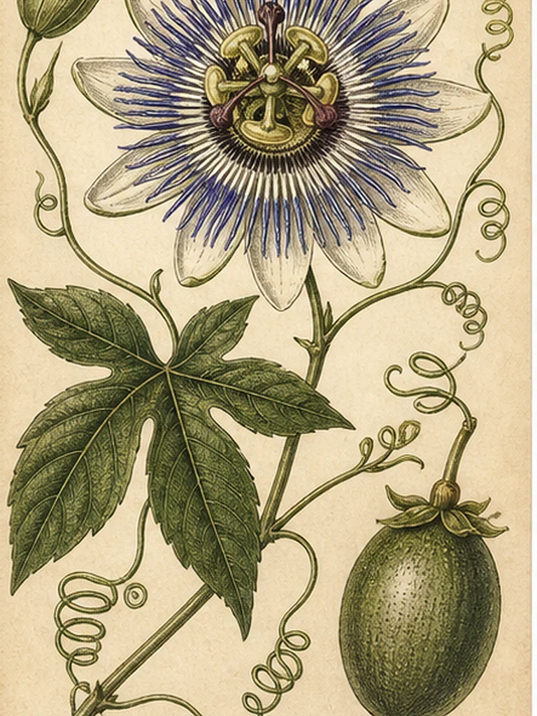 Passionflower specimen